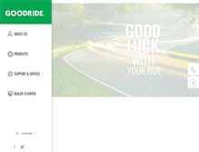 Tablet Screenshot of goodridetire.com